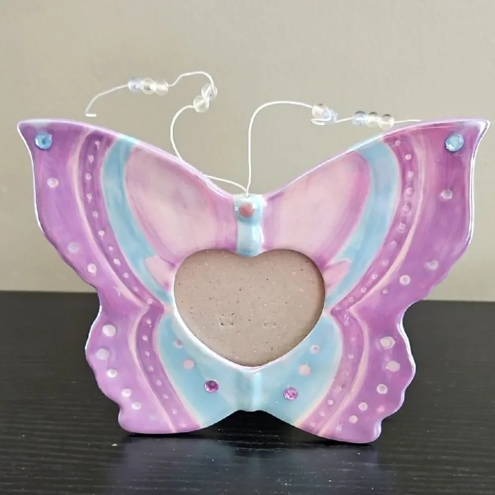 Butterfly Ceramic Photo Frame